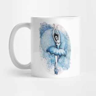 Blue Ballerina Mug